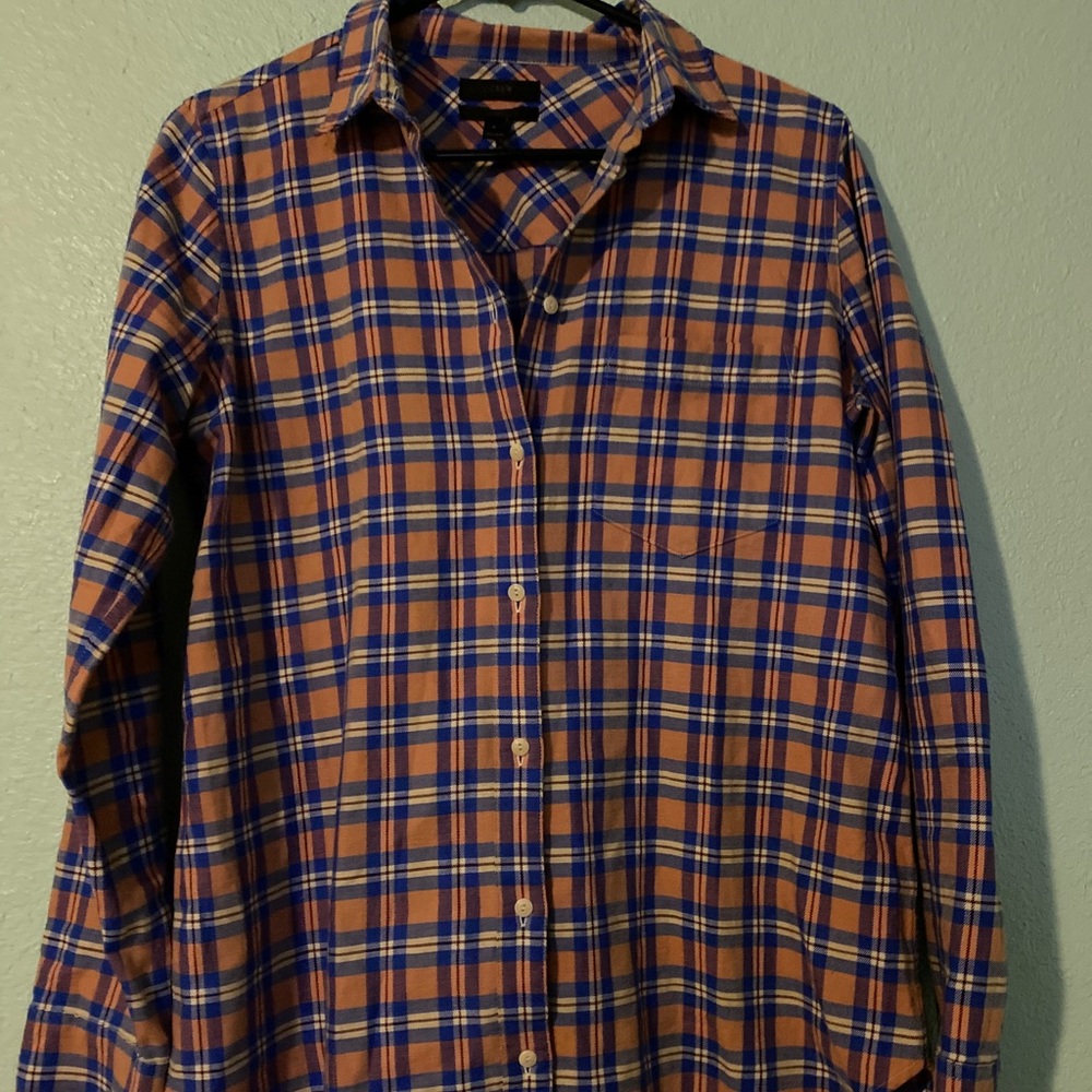 J.Crew Boy Plaid top